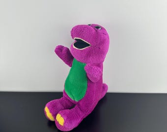 ヴィンテージ 90年代 バーニー 紫の恐竜 ぬいぐるみ 10インチ - Etsy 日本