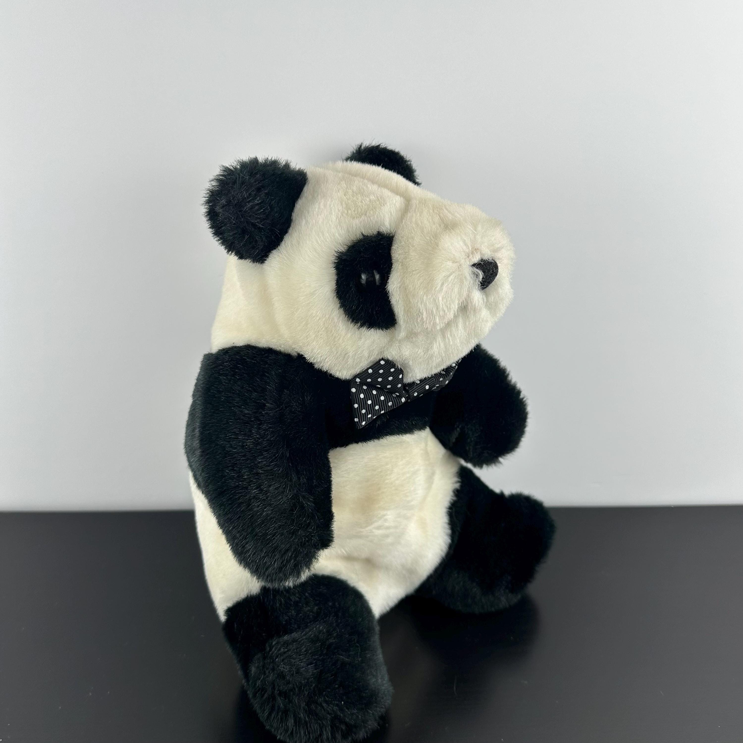 Yonda? Vintage Teddy Bear パンダ Vintage 1985 Gund Panda Bear 9” Plush Stuffed Animal Domino