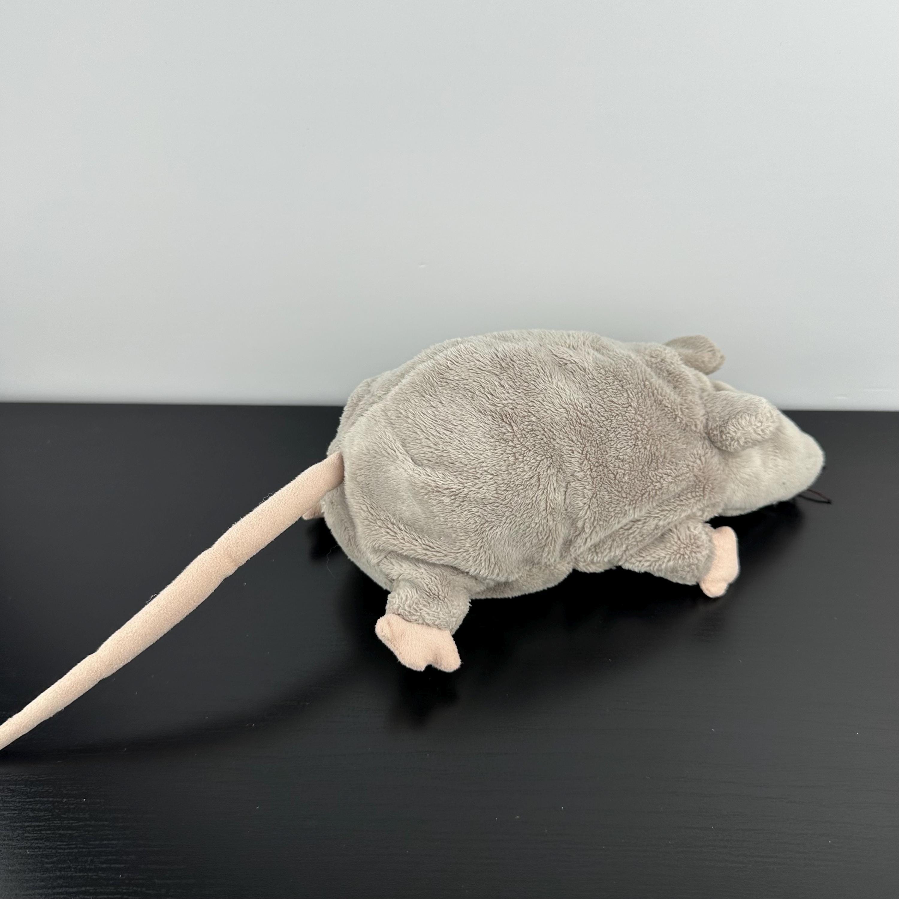IKEA ぬいぐるみ グレー ミンネン ラッタ ネズミ げっ歯類 ぬいぐるみ
