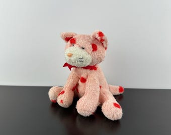 Russ Luv Pets Tabbies Cream Kitten Cat Hearts Valentine's Plush
