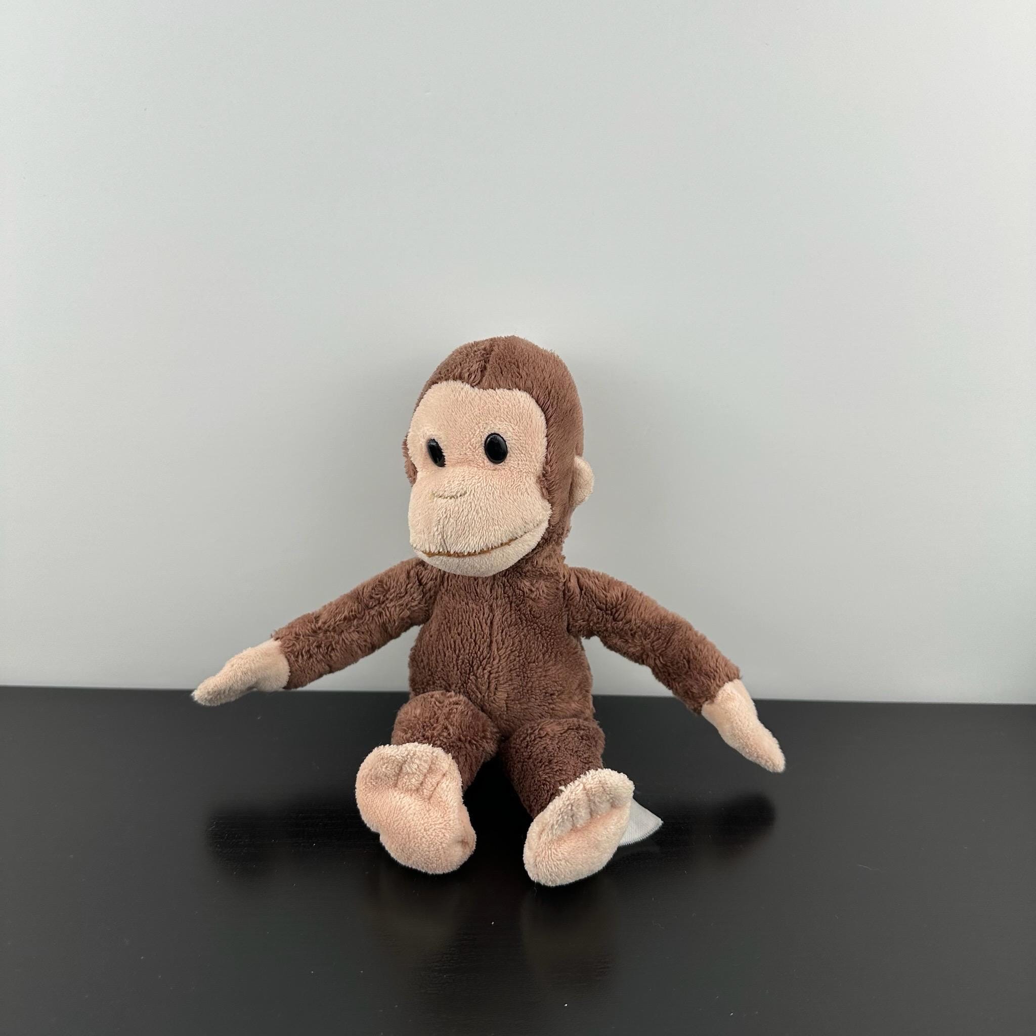 Applause Curious George Beanbag Monkey 8” Brown Plush Stuffed