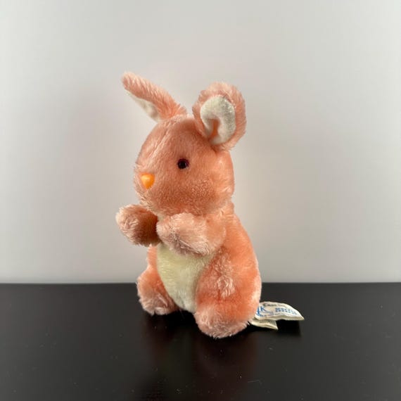 ヴィンテージ 1989年 ピンクと白のぬいぐるみ ウサギ 24k Special