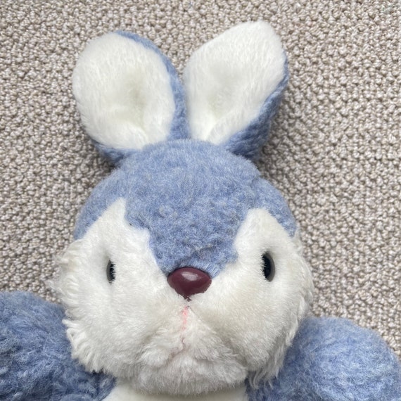 ヴィンテージ 1982年 青と白のぬいぐるみ ウサギ AMC 超レア 80年代