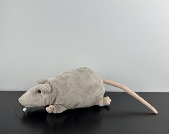 IKEA ぬいぐるみ グレー ミンネン ラッタ ネズミ げっ歯類 ぬいぐるみ