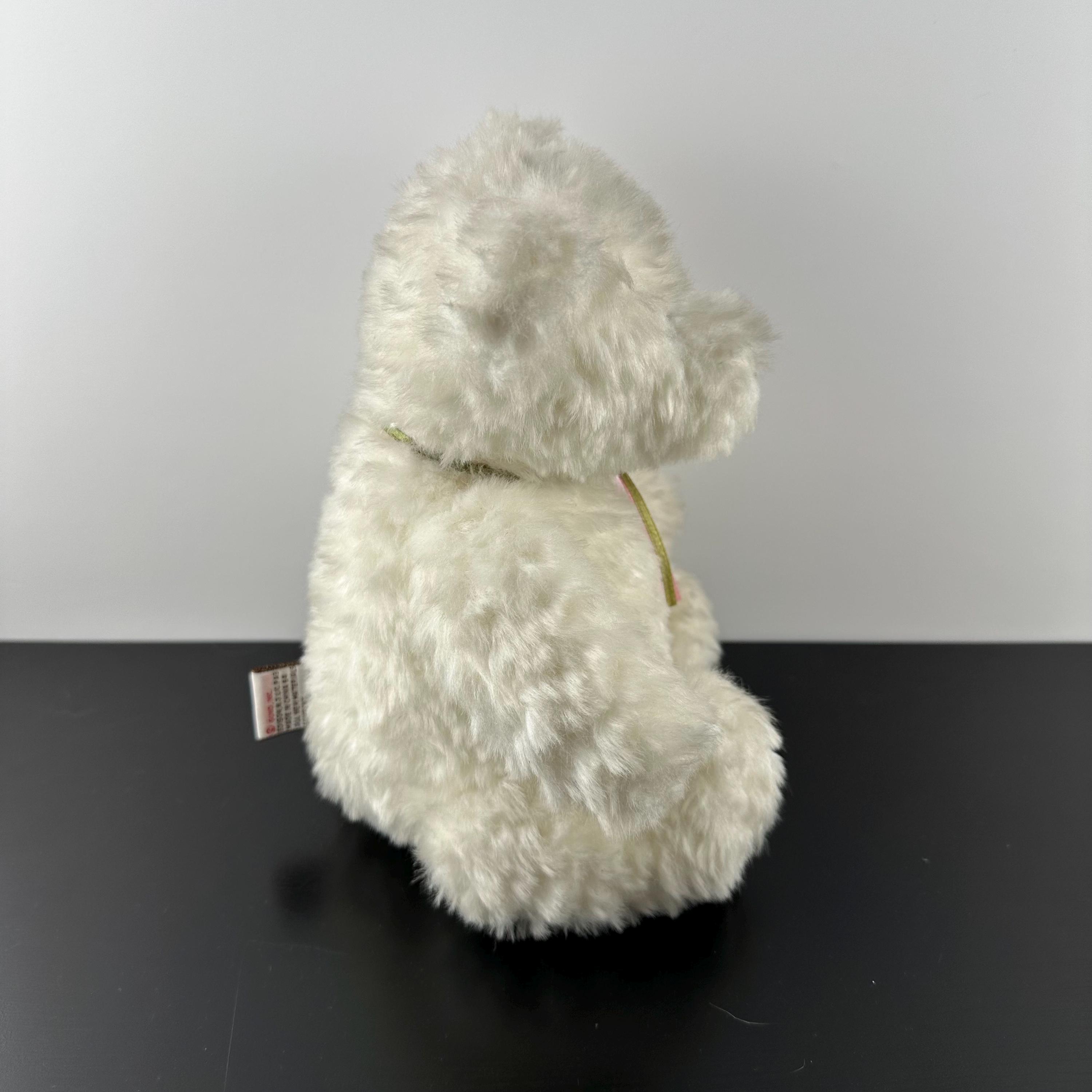 Gund Cream Fluffey Medium Plush Stuffed Animal - Beans In Paws, Satin Ears & Tail - View #8