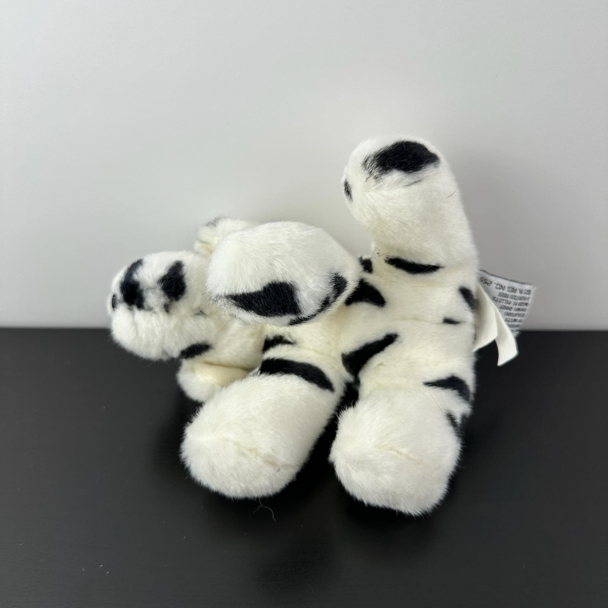 【激レア品】Black&White ぬいぐるみ2個セット　ブラックアンドホワイト Russ Berrie Dot Dalmatian Dog 6” Black White Puppy Plush Stuffed