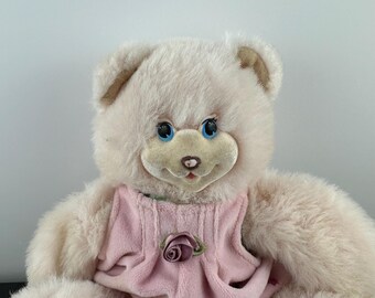 Vintage 1998 Fisher Price Collection Sarahberry Pink Bear Plush