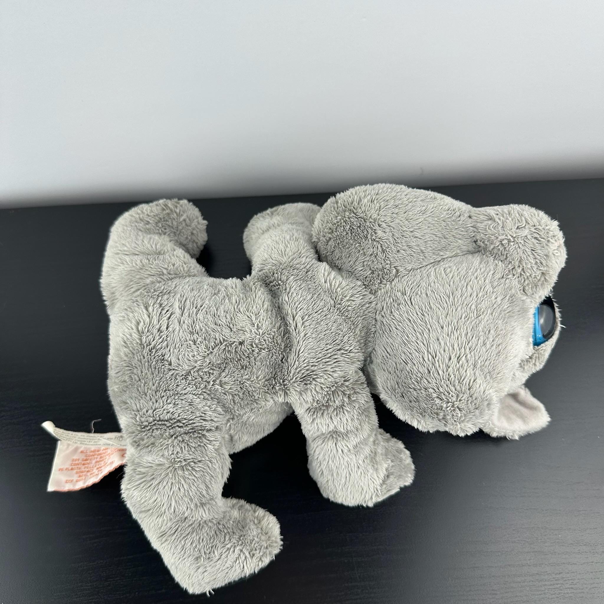 Russ Berrie Rare Lil Peepers Magic Cat 9” Big Blue Eyes Gray Tabby