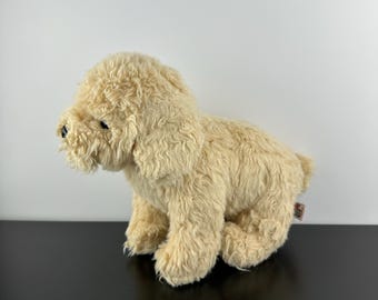 Lelly Venturelli Raro Cucciolo di Barboncino Beige da 12" Peluche Vintage da Collezione