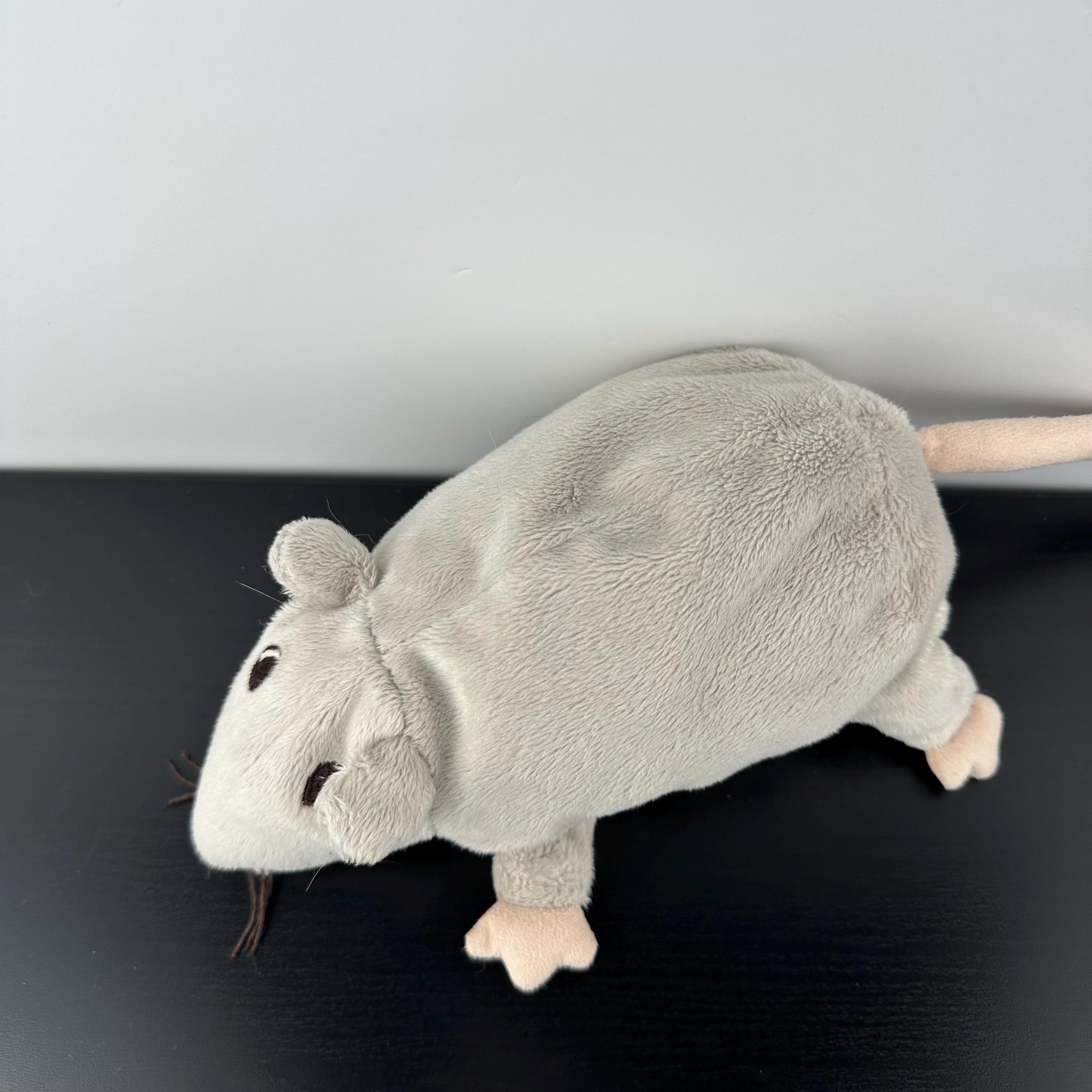 IKEA ぬいぐるみ グレー ミンネン ラッタ ネズミ げっ歯類 ぬいぐるみ