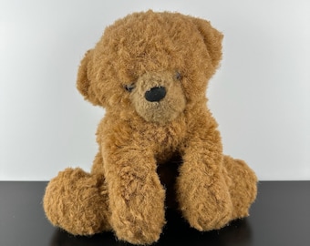 Gund RARE 1982 Vintage Brown Teddy Bear 14” Large Plush Stuffed Animal