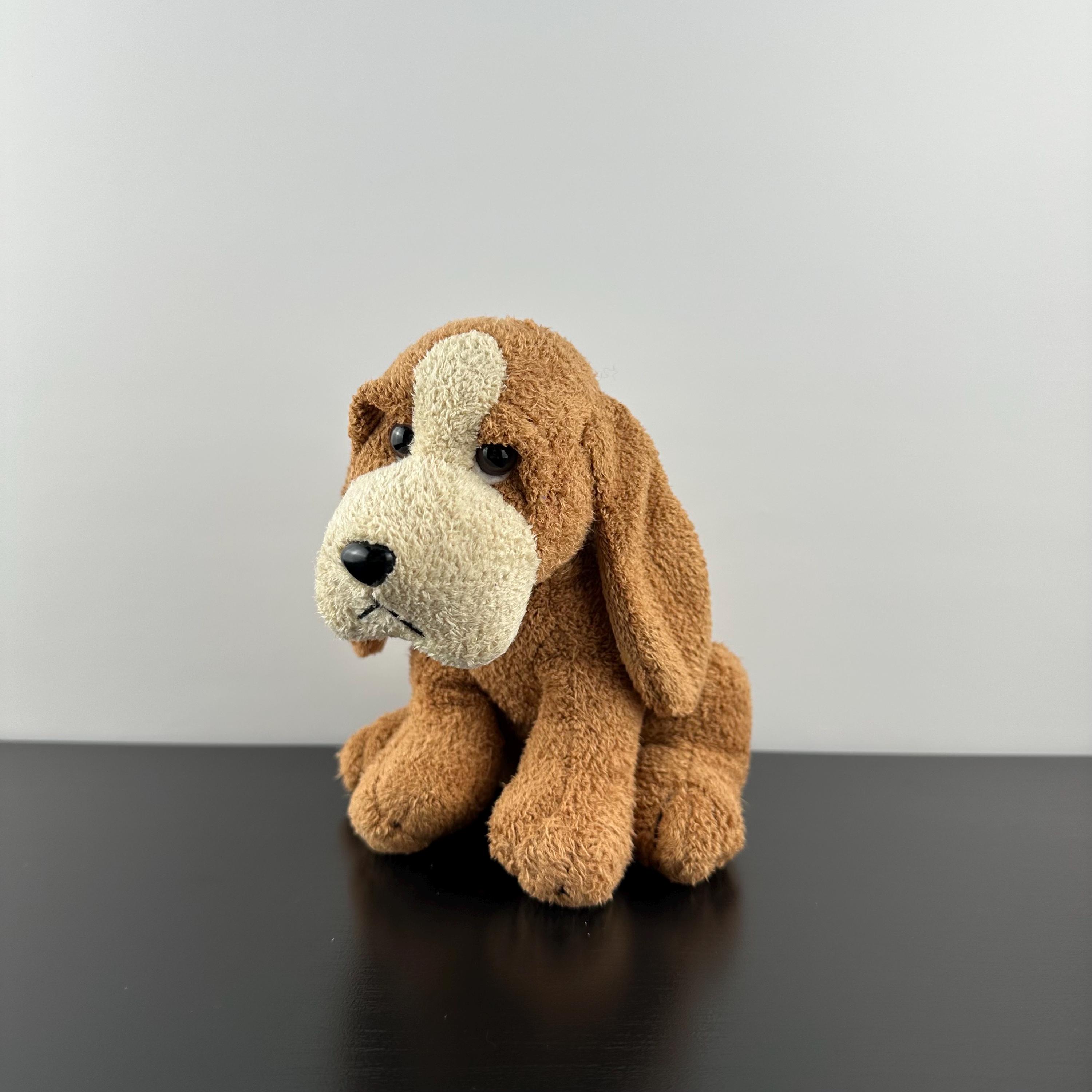 Russ Luv Pets Bailey Hound Dog Brown Plush Bean Bag Chamois Beanie