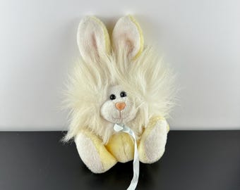 Vintage 1991 24K Polar Puff Mighty Star CHET Yellow White Bunny