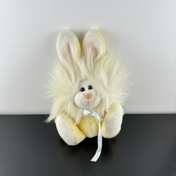 24K Polar Puff　Dumplings　ヴィンテージ　ぬいぐるみ Vintage 1991 24K Polar Puff Mighty Star CHET Yellow White Bunny