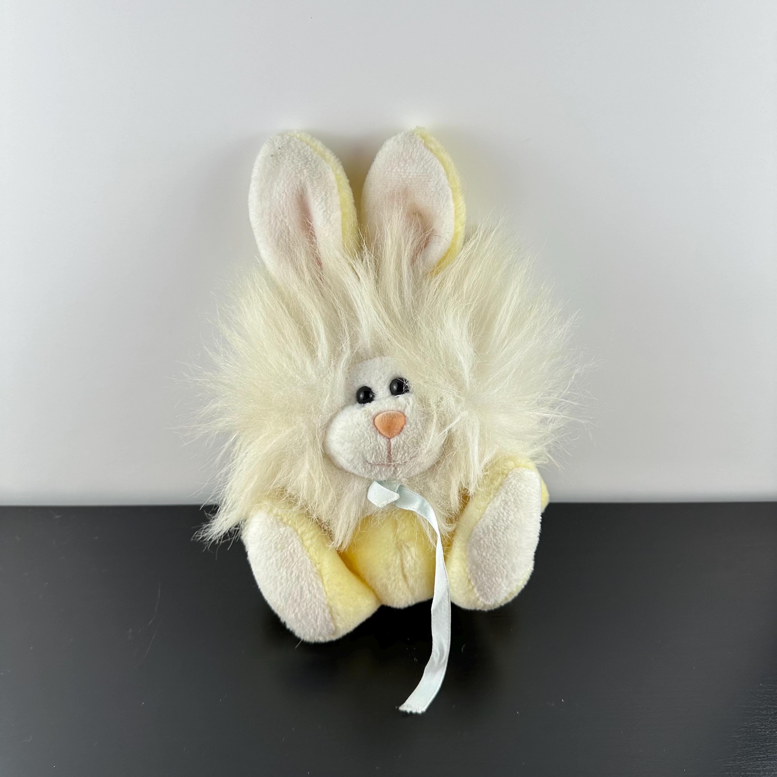 Vintage 1991 24K Polar Puff Mighty Star CHET Yellow White Bunny