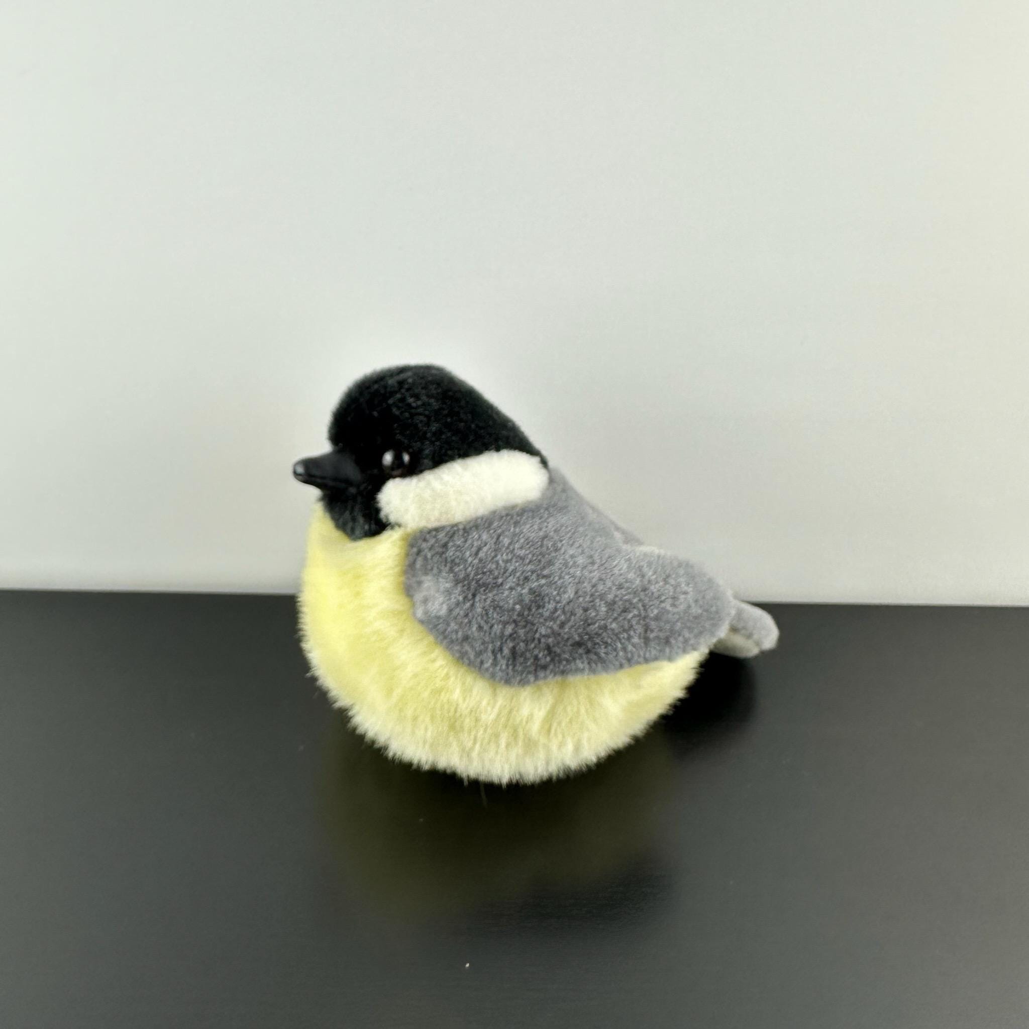 Wild Republic K&M Audubon Black-capped Chickadee Yellow Gray Bird
