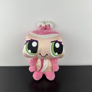 Peluche vintage de mariquita rosa de Littlest Pet Shop, modelo Y2K, Hasbro, 9 pulgadas, LPS VIPs 93103 92201