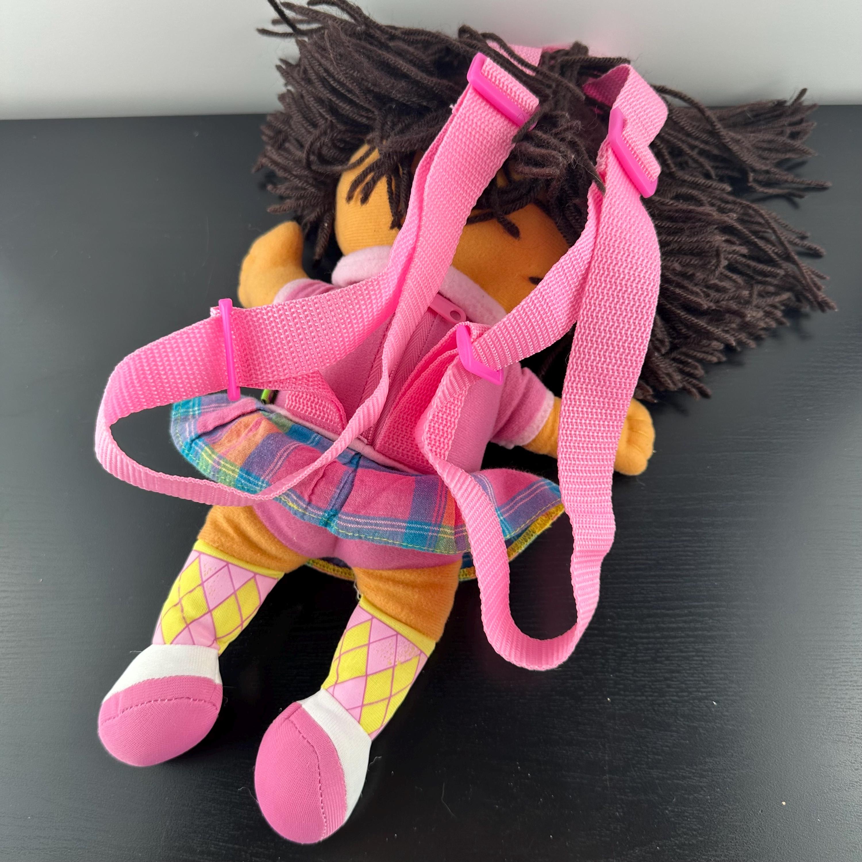 Dora the Exporer Vintage Doll Plush Backpack Pink Dress Straps 15” - Etsy