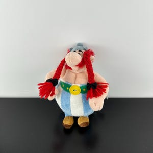 Obelix from Asterix and Obelix Plush Stuffed Animal 9” Vintage Collectible