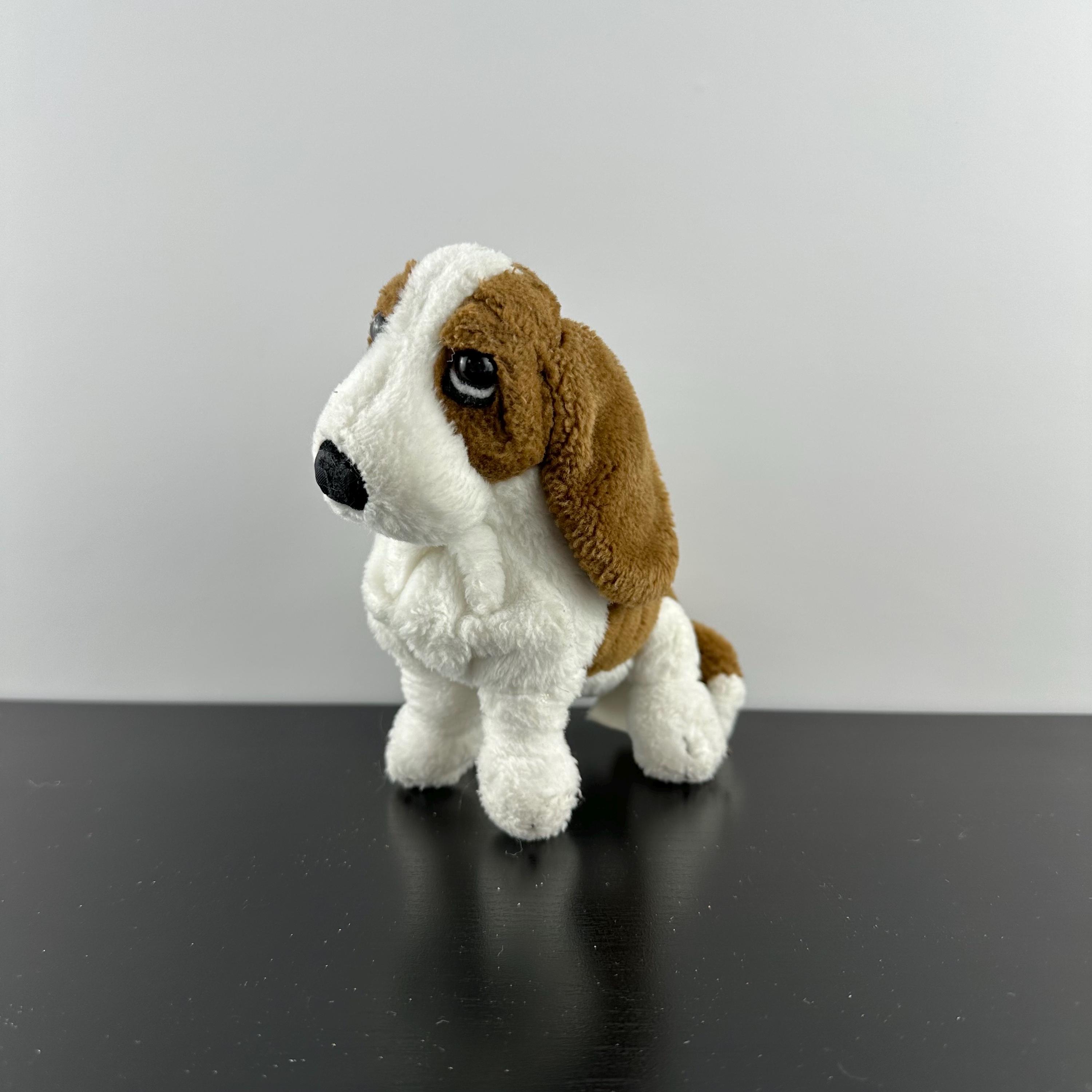 Vintage Hush Puppies Shoes Bassett Hound Small Mini Plush Stuffed