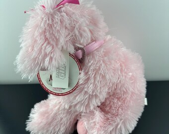 LaSenza 女の子用 ピンク犬ぬいぐるみ ヴィンテージ 2005年製 リボン