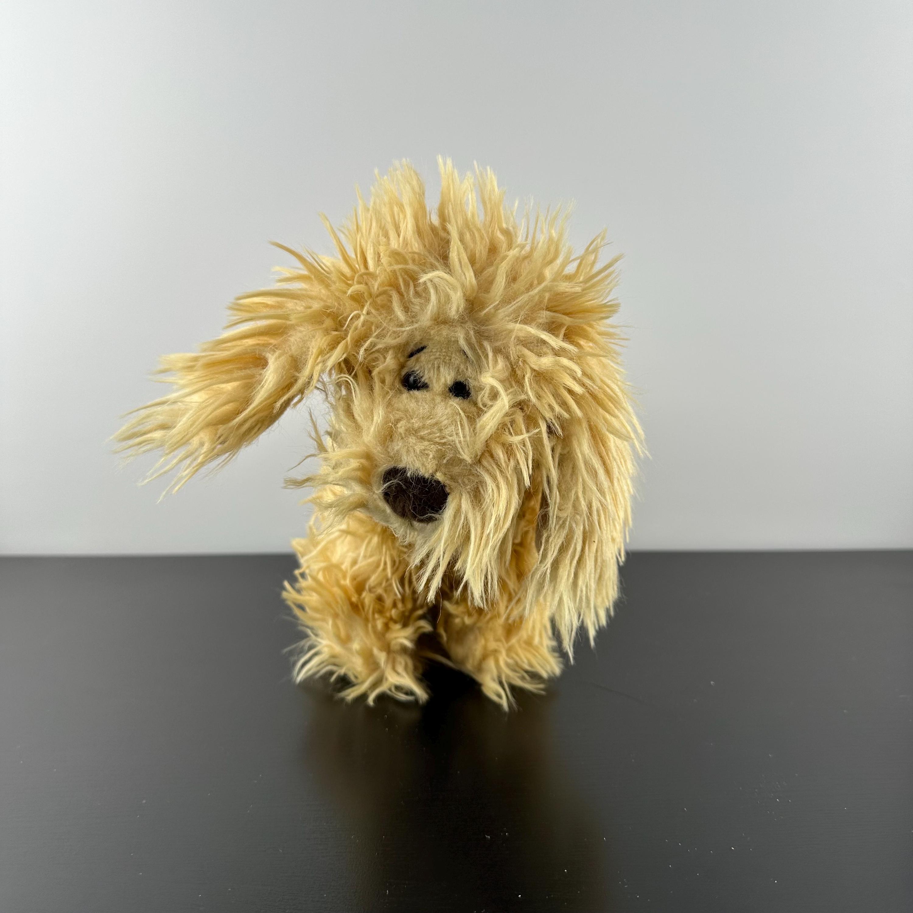 Russ Berrie Noodle Shaggy Dog Golden Beige Plush Stuffed Animal