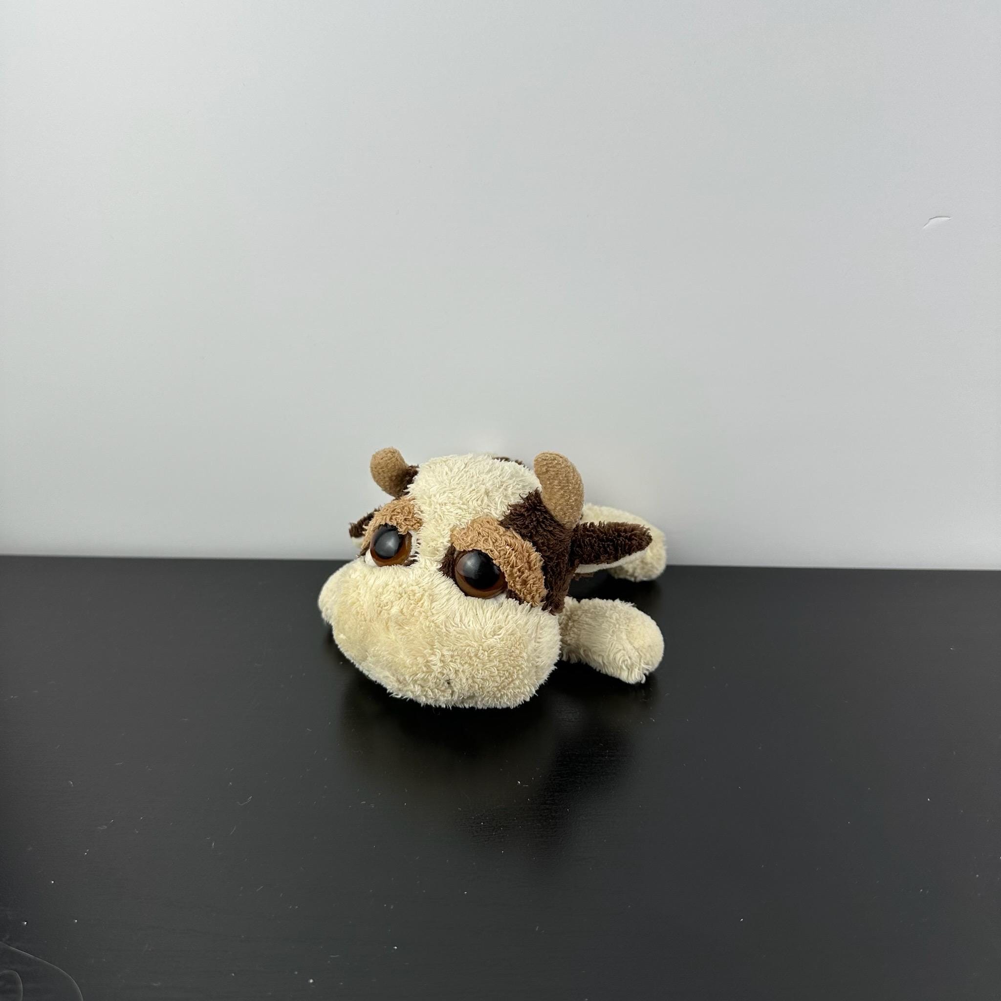 Russ Berrie Lil Peepers Marlow Cow Bull 5” Brown Cream Plush