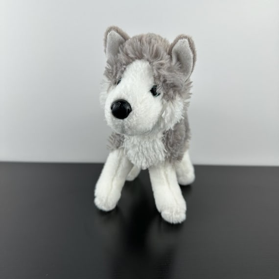 Douglas Cuddle Toys Nikita Husky Wolf Puppy Dog 8” #3986 Realistic