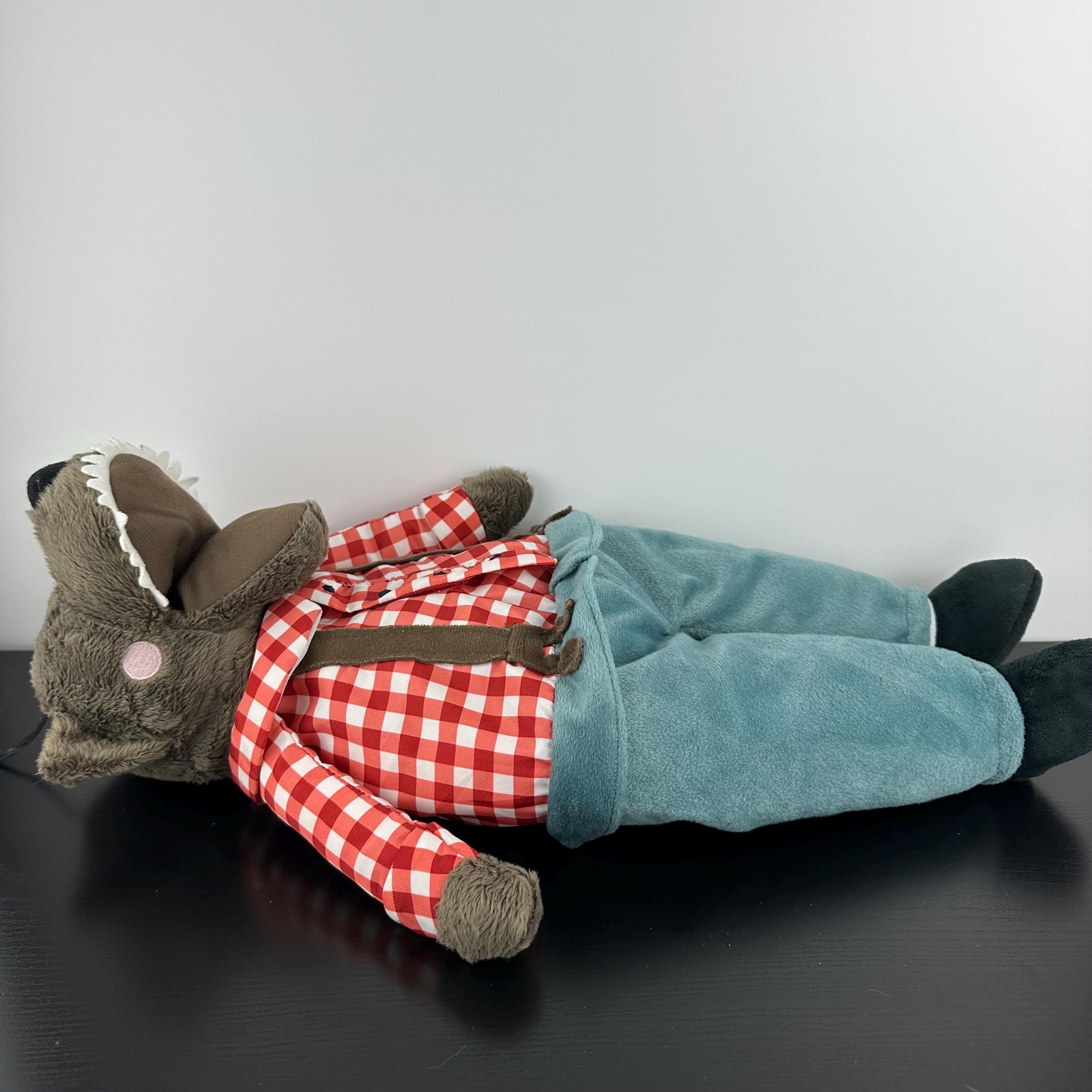 IKEA ルフシグ ビッグ・バッド・ウルフとおばあちゃんのぬいぐるみ 赤