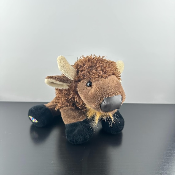 Ganz Webkinz Brown Buffalo HM336 9” Plush Stuffed Animal Vintage