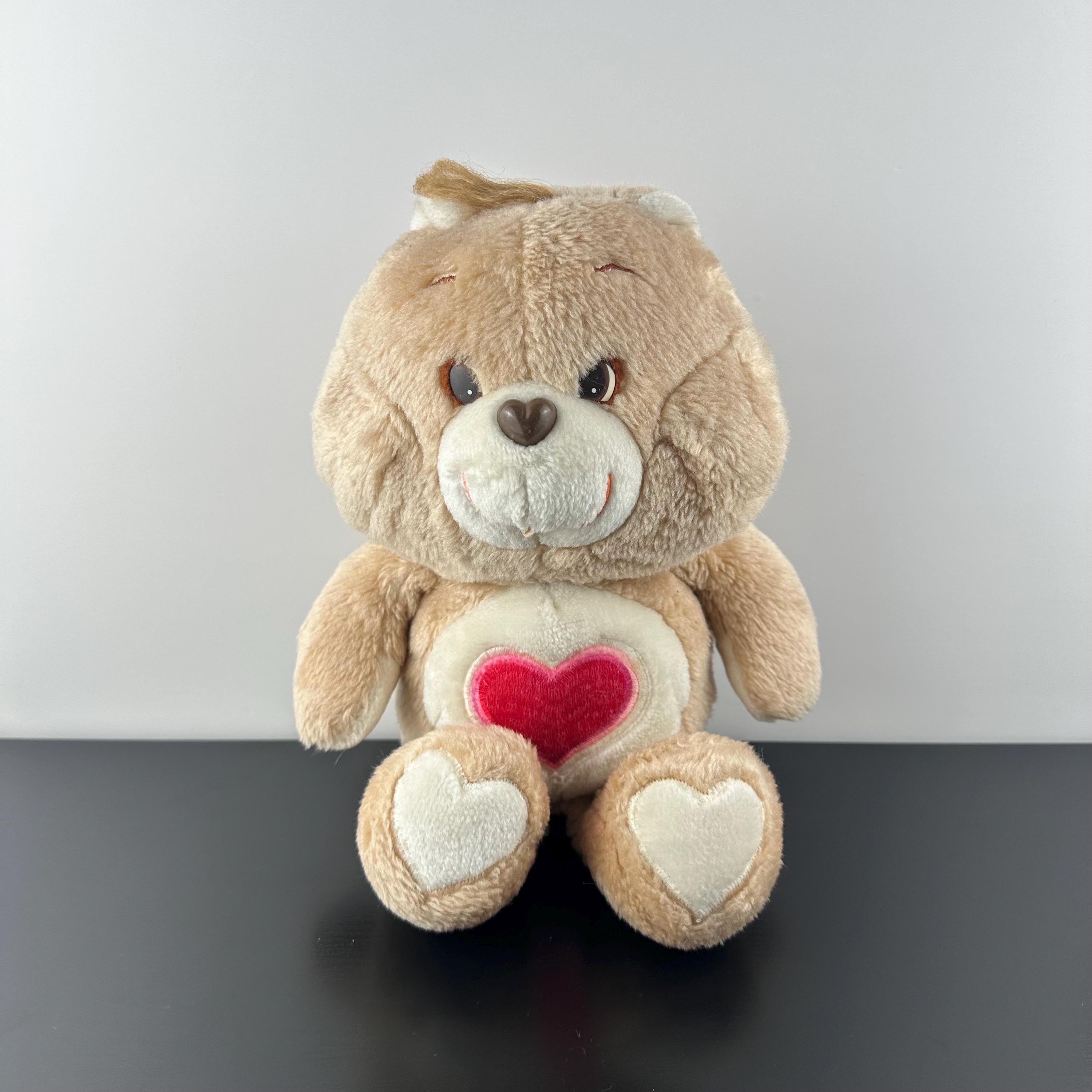 Grande Peluche Bisounours Grosbisou (Tenderheart Bear) - Kenner 42cm - Vintage 80