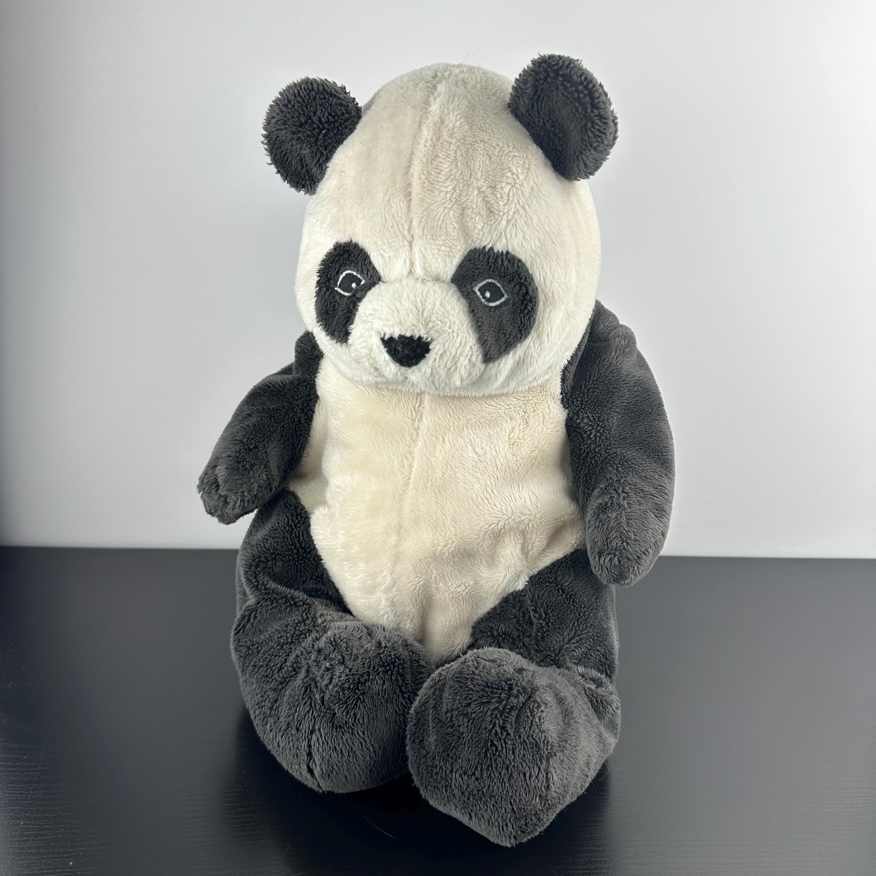 IKEA ブラック ホワイト グレー KLAPPAR パンダ ベア 13インチ