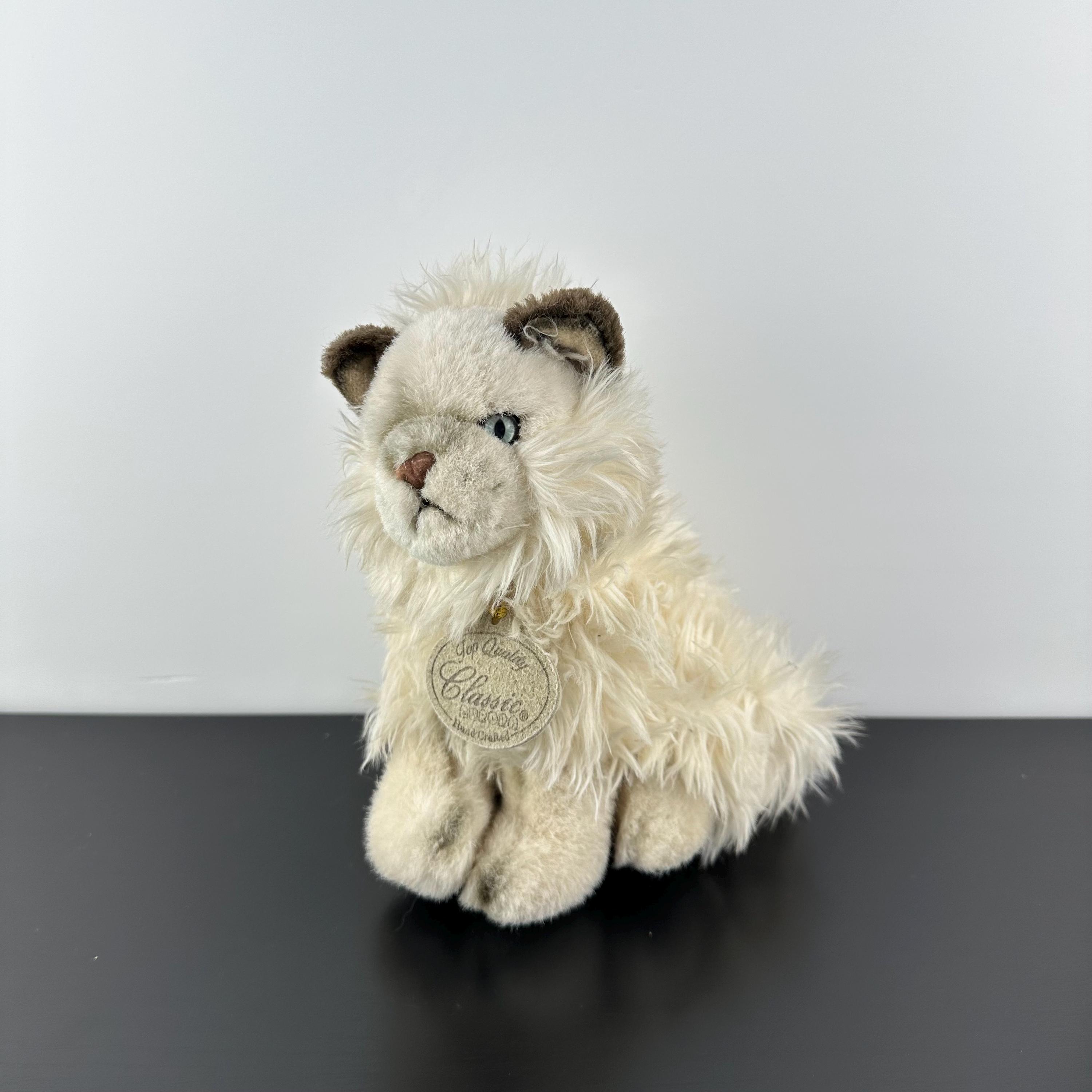 Vintage Aurora Classic Himalayan Cat Realistic Plush Stuffed