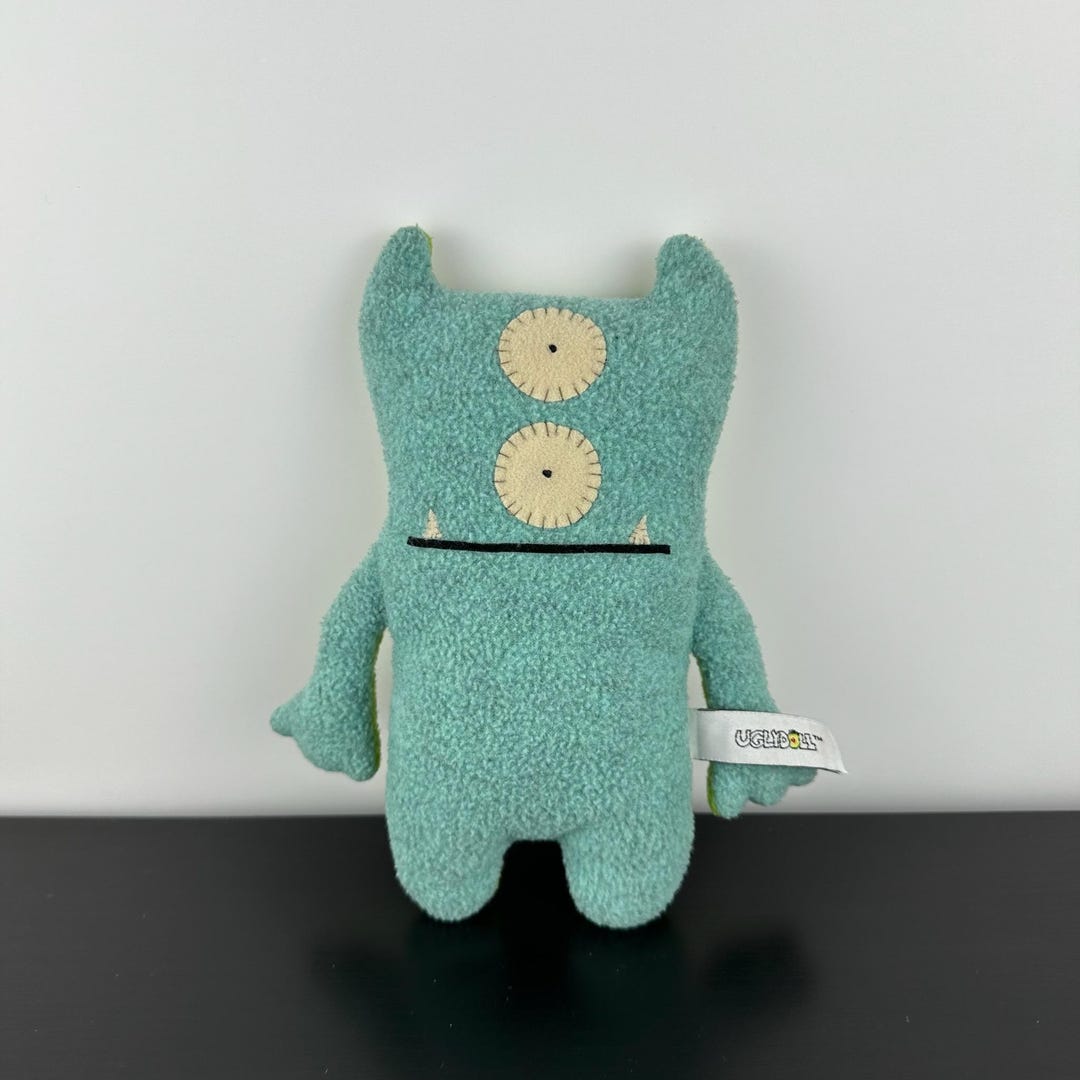 Uglydoll Rare Bop N’ Beep Reversible Pretty Ugly Doll 8” Green & Blue ...