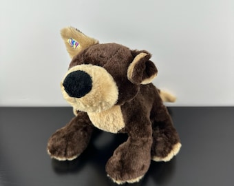 Ganz Webkinz Mocha Pup 11” Brown Tan Puppy Dog HM348 No Code Plush