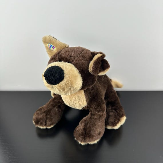 Ganz Webkinz Mocha Pup 11” Brown Tan Puppy Dog HM348 No Code Plush