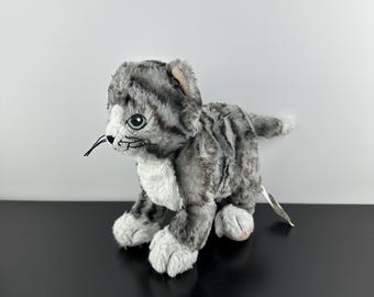 イケア リルプリュッテ グレー タビーキャット 10インチ ぬいぐるみ