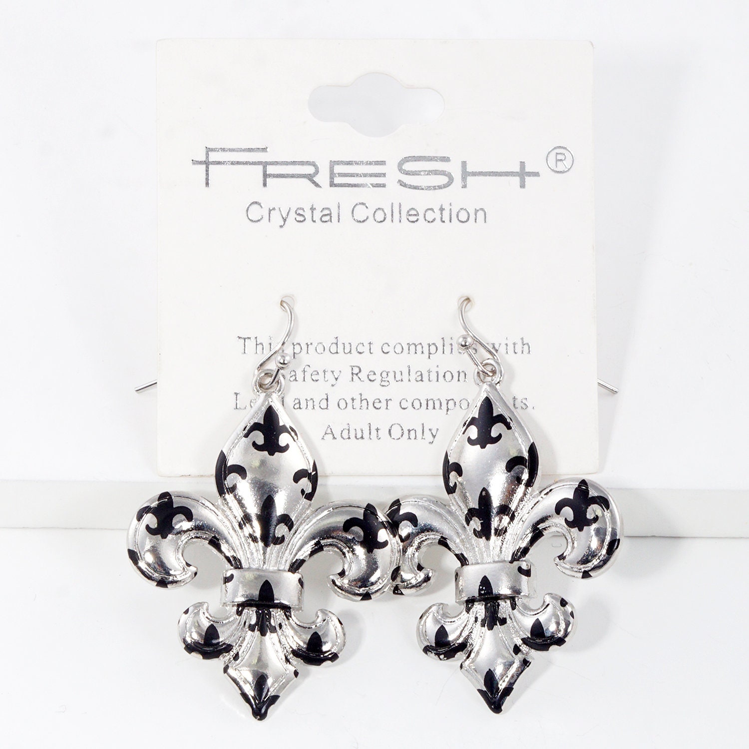 Gold Plated Fleur De Lis Earrings New Orleans Saints Earrings Mardi