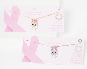 Gold Breast Cancer Jewelry - Etsy Gold Breast Cancer Jewelry - Etsy