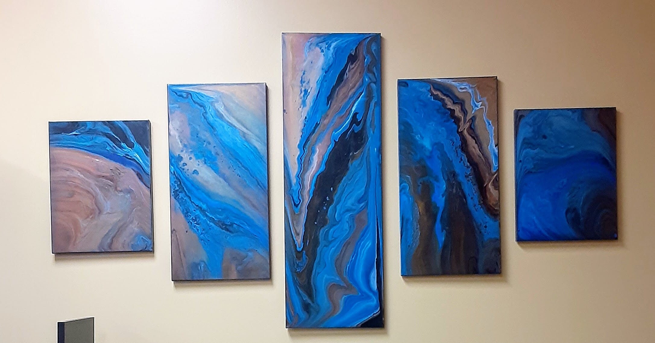 Multipanel Abstract Painting Etsy