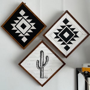 Die Azteken Holz-Wand-Kunst rustikale Holz Dekor | Etsy