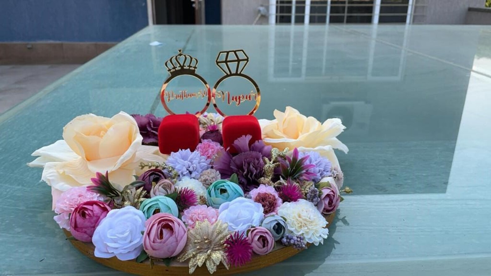 Ring Platter for Engagement/wedding Etsy