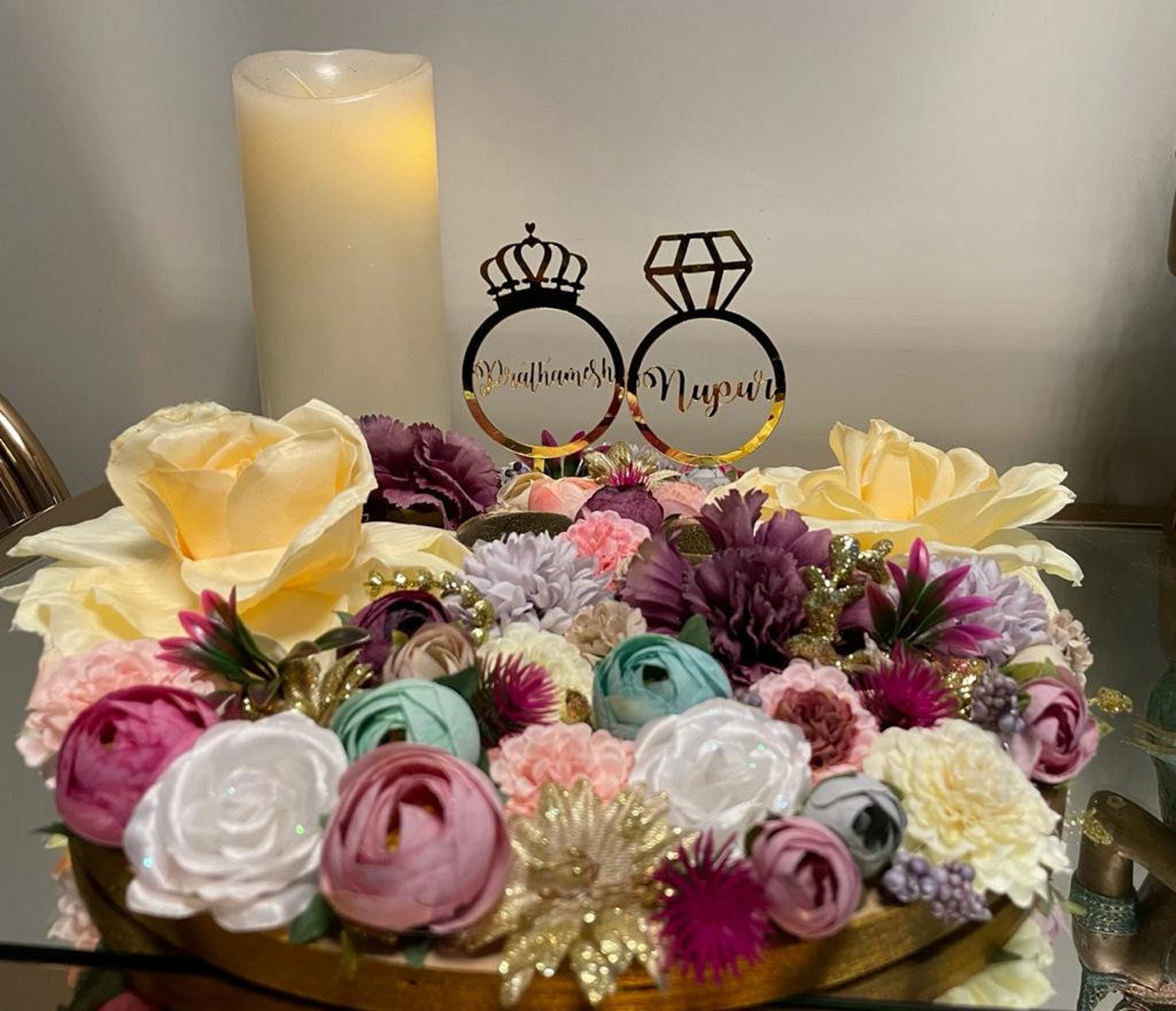 Ring Platter for Engagement/wedding Etsy