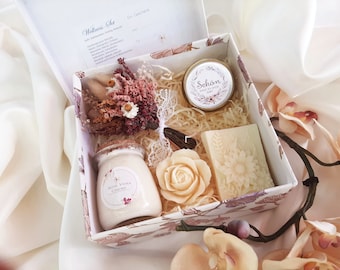 Regalo di compleanno per donna Wellness BeautyArticolo in confezione regalo in 2 profumazioni Confezione benessere con prodotti per la cura Set benessere Homespa