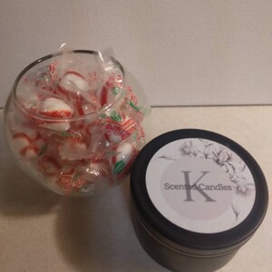 Peppermint Candy Candy Lover candle sweet gift for her candle first home gift