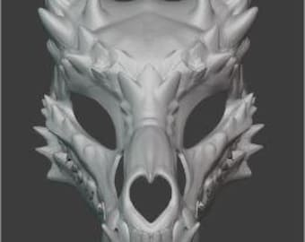 Skull Dragon fursuit STL base