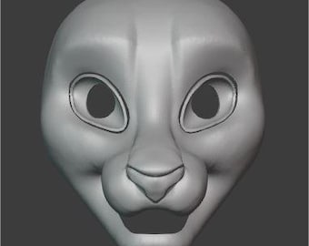 Slim Cat fursuit base STL