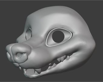 Raccoon fursuit base STL