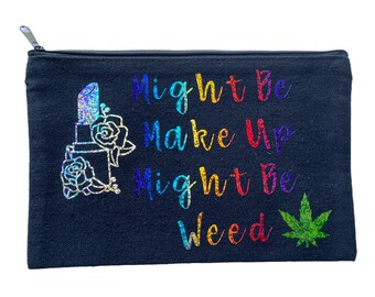 Weed Makeup Bag Etsy