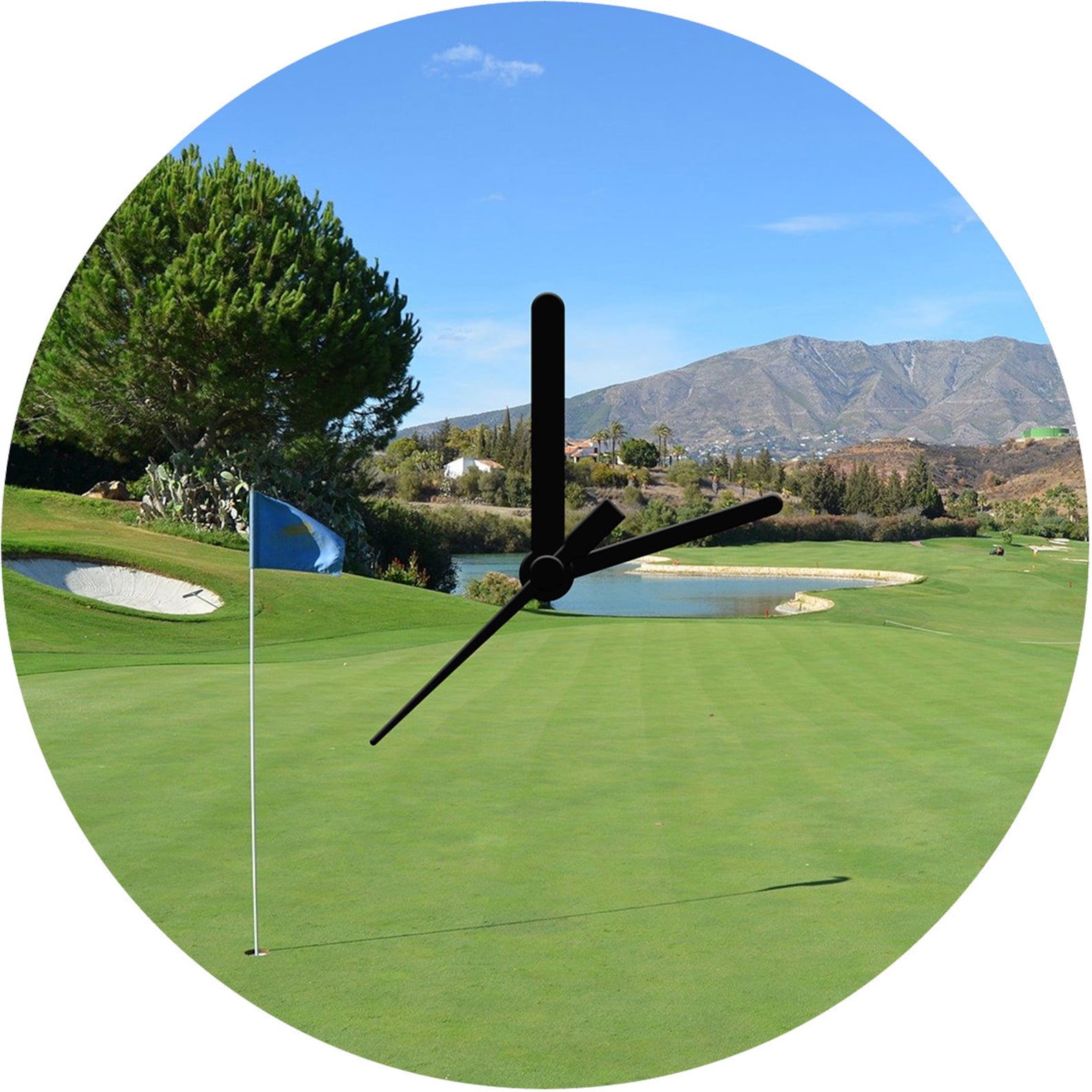 Golf Personalised Wall Clock No.11 Etsy